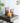A&B Set of 3 Grey Real Flame-Effect LED Wax Candle 4", 5", 6" - Flameless Candles Candles/Fragrance