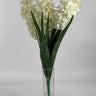 Golden Bell Satin Hyacinth Bush Cream 21" - Uncategorized Silk