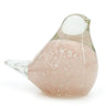Diamond Star Pink Glass Bird Figurine 5"L x 3"W x 3.5"H - Figurines Merchandise
