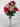 Fortune Rose/Zinnia/Lily Mixed Bush Pink 23” - Silk