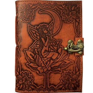 Fairy Moon Leather Journal 5" x 7"