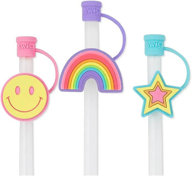 Swig Straw Topper Set- Oh Happy Day - Drinkware Merchandise