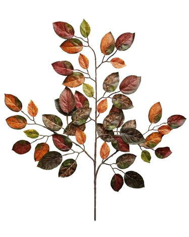 Greenhouse International Apple Leaf Spray Autumn Colors 23"L - Uncategorized Silk