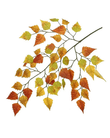 Greenhouse International Birch Spray Autumn Colors 27" - Uncategorized Silk