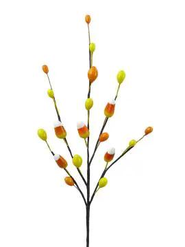 Liberty Floral Candy Corn Pick 16" - Seasonal & Holiday Decorations Silk