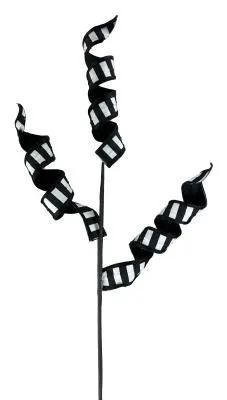 Liberty Floral Doublesided Curly Spray 28" - Artificial Non-Flowering Plants Silk