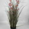 Le Fleur Wild Flower Onion Grass in Pot 24" - Artificial Flora Silk