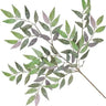 Greenhouse International Frost Smilax Spray Green-Purple 27" - Artificial Non-Flowering Plants Silk