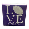 Sincere Surroundings Love Football Wood Block Sign - Lakers 5 x 5” - Novelty Signs Art