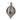 Direct Export Blush-White Drop Ornament 6" - Holiday Ornaments Merchandise