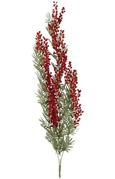 Select Mimosa Cascade Vine Red 33" - Artificial Non-Flowering Plants Silk