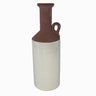 Deco Marché White Rust Ceramic Vase 5" x 15" - Vases Merchandise