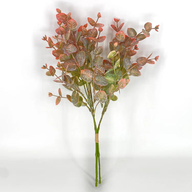 Le Fleur Heart Leaf Bundle Green/Pink 18" - Uncategorized Silk