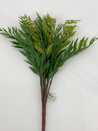 Select Saw Fern Bush Green 18.5" - Uncategorized Silk