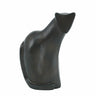 A&B Brown-Black Resin Minimalist Cat Figurine 7" x 10" - Merchandise