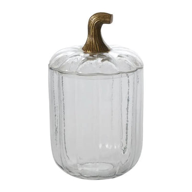 Accent Decor Translucent Pumpkin Terrarium 5" x 8.5" - Decorative Jars Merchandise