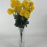 Fortune Mini Pompom Bush Yellow 19” - Silk