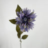 AmBest Dahlia Spray Light Blue 32" - Artificial Flowering Plants Silk