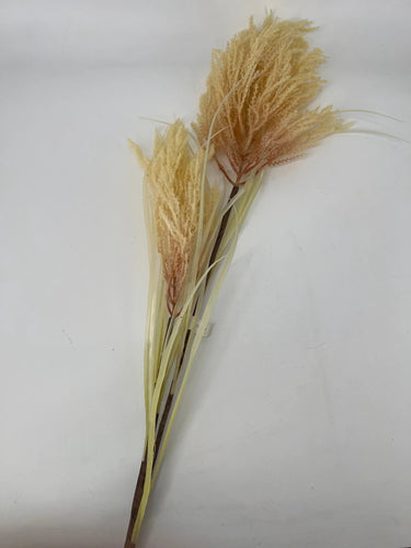 Supreme Reed Spray 47'' Light Peach - Artificial Flora Silk