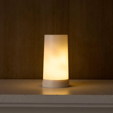 Melrose Fia Flame LED Candle w/ Remote & 6 Hr Timer White 5" - Candles Candles/Fragrance