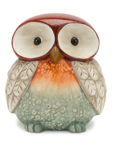 Melrose Terracotta Owl Small 6" - Figurines Merchandise