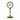 A&B Gold-Iron Vintage Inspired Table Clock Small 4.5" x 4.5" x 11.5" - Merchandise