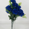 Fortune Carnation Bush Blue 18” - Silk