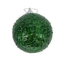 Supreme Pearl Frost Ball Ornament Green 4" - Uncategorized Merchandise