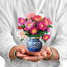 FreshCut Paper LLC Mini Peony Paradise Pop-Up Greeting Card - Greeting Cards Merchandise