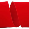 Reliant Value Velvet Wired Edge Ribbon Red 6"W x 50yd - Velvet Ribbons Ribbon