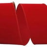 Reliant Velvet Wired Edge Ribbon Red 2 1/2" 10 Yds - Velvet Ribbons Ribbon