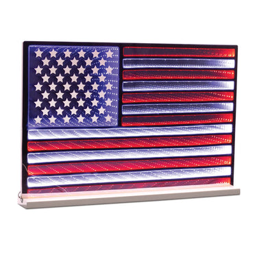 Melrose Flag Infinity Light Sign 23" x 15.5" - Novelty Signs Lamps/Lights