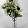 Fortune Sunflower Bush Cream - Uncategorized Silk