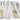 Reliant Furry Snow Cavern Metallic Frizette Wired Edge Ribbon White/Gold 2"W x10yd - Uncategorized Ribbon