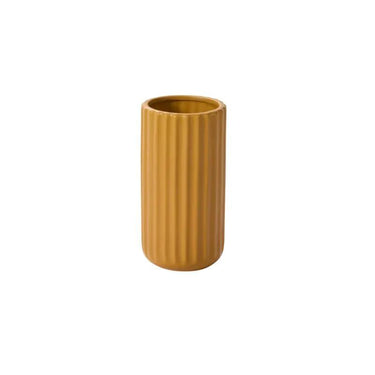 Accent Decor Ochre Beam Vase 4" x 8" - Vases Merchandise