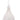 Glass White Frosted Ornament by Melrose hanging on a silver cord; holiday ornament.