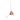 Glass chocolate espresso martini ornament, 4in tall, with a gold hanging string, by Melrose