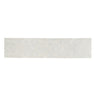 Melrose textured white wired polyester ribbon, 4 in x 5 yd, embossed pattern