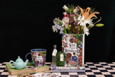Steel Mill and Co. Alice in Wonderland Large Book Vase - Vases Merchandise