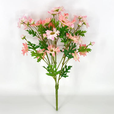 Le Fleur Wild Daisy Bush Pink 19" - Artificial Flowering Plants Silk