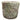 Melrose Cement Pot w/ Monstera Leaves Large 6" x 6.75"" - Planters Merchandise