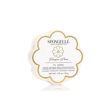 Spongelle Daisy Collection Spongette Freesia Pear 1.75Oz - Bath & Body Bath & Body
