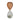 A&B Ribbed Copper-Grey 45-Minute Hourglass 3.5" x 10" - Merchandise