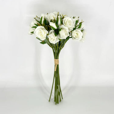 Le Fleur Rose Bundle White 12" - Uncategorized Silk
