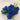Fortune Carnation Bush Blue 18” - Silk