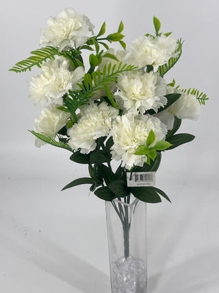 Carnation Bush Cream 18”