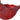Resin Cardinal Container by Special T, red bird-shaped hollow storage container, 7.75H x 13.75L