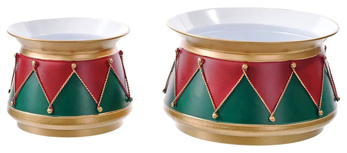 Metal Nutcracker Drum Container (2 Sizes)