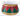 Metal Nutcracker Drum Container by Special T in red and green diamond panels with gold trim.