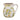 A&B White Ceramic Lemon Pitcher Vase 6.3" x 6" - Vases Merchandise